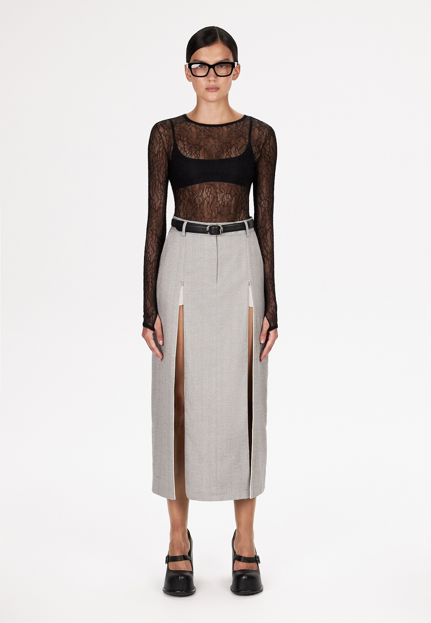 Юбка миди с разрезами STARTER PACK