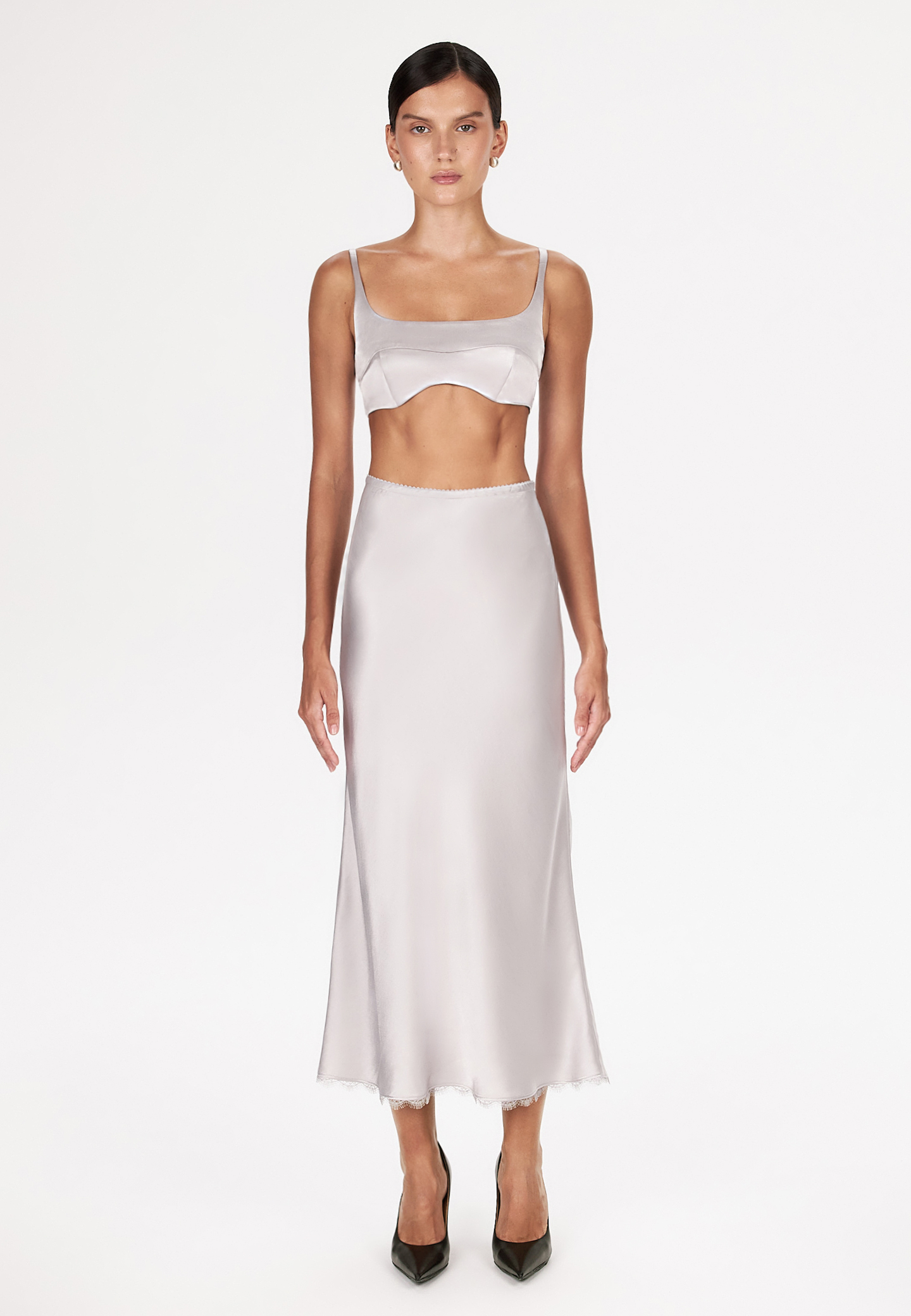 Юбка из атласа ALMOST READY